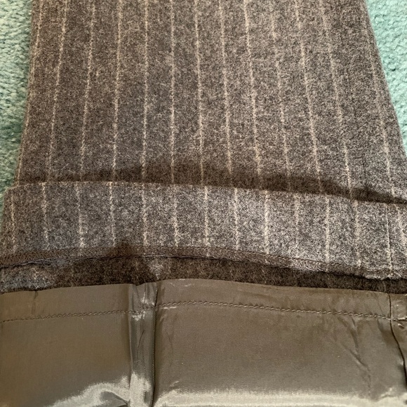 GAP PINSTRIPE CLASSIC FIT STRETCH TROUSER - Picture 8 of 10